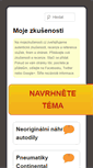 Mobile Screenshot of mojezkusenosti.cz